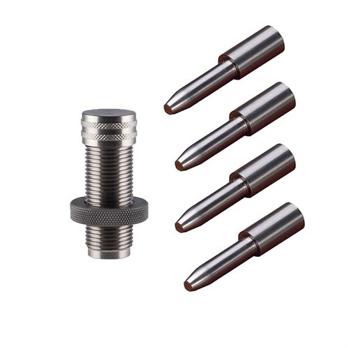 Das Sinclair Carbide Mandrel Kit bietet präzise, langlebige Carbide Mandrels für perfektes Neck Turning und Spannungseinstellung. Hohe Toleranzen und weniger Reibung!