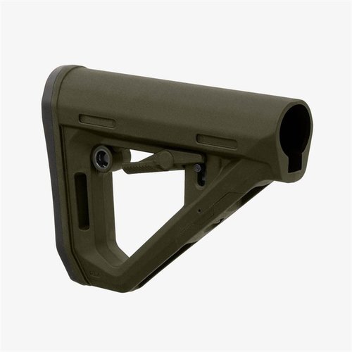 Der DT Carbine Stock von MAGPUL bietet eine robuste, anpassbare Lösung mit verbesserter LOP-Einstellung, Anti-Snag Hebel und rutschfestem Butt-Pad.