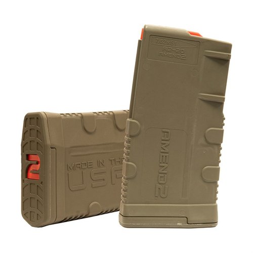 Das Amend2® 7.62X51 SR-25 Magazin bietet eine robuste Polymer-Konstruktion, Anti-tilt-Follower und eine langlebige Edelstahlfeder – ideal für Jagd und Schießstand.