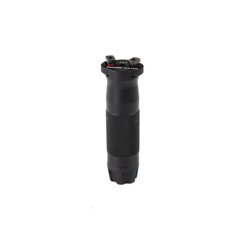 Die Samson M-LOK Vertical Grips aus hochwertigem 6061-T6 Aluminium bieten eine einfache, werkzeuglose Montage und sind extrem robust für intensiven Einsatz.