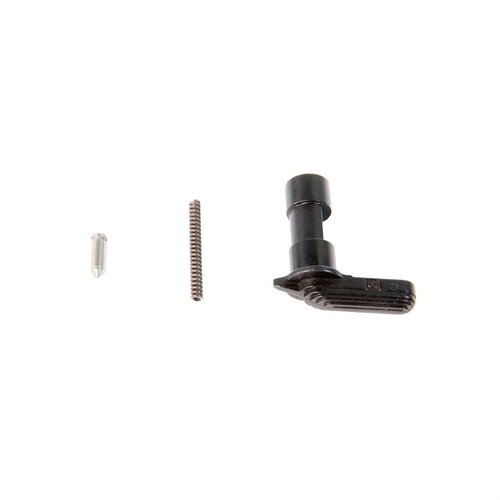 Der Geissele Posi-Snap Safety Selector aus 400er Edelstahl bietet ein positives, taktiles Gefühl beim Einrasten in die Position – für maximale Sicherheit.