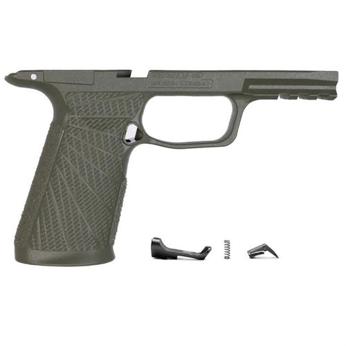 Verbessere dein Schießerlebnis mit dem Wilson Combat P365 XMacro Grip Modul: ergonomisch, rutschfest und kompatibel mit P365-XMACRO Holstern.