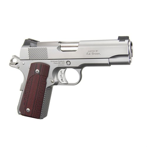 Die CCO 45 ACP ist eine kompakte Semi-Auto-Handfeuerwaffe mit 4.25" Commander Slide, Snakeskin-Behandlung und optimalen Sichtoptionen für präzises Schießen.