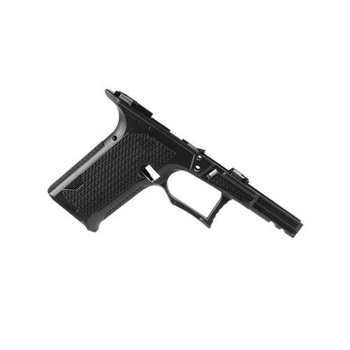 Der Lone Wolf CCS Rahmen bietet einen 19° Grip Winkel, integrierte Grip-Panels und eine erweiterte Magwell für verbessertes Zielen und Schießen.
