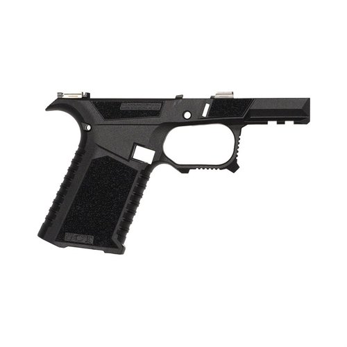 Der SCT 43X Sub Compact Polymerrahmen bietet ergonomisches Design, aggressive Textur, erweiterte Magazintasche und ist kompatibel mit Glock® 43X & 48.