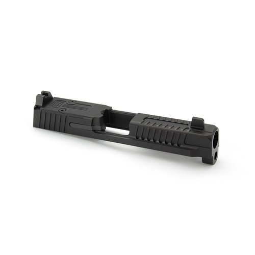 Die FUELED TACTICAL M&P 2.0 9MM Luger Slide ist präzise aus 17-4 Edelstahl gefertigt, komplett montiert und bereit für deine M&P 2.0, inklusive RMR Abdeckung.