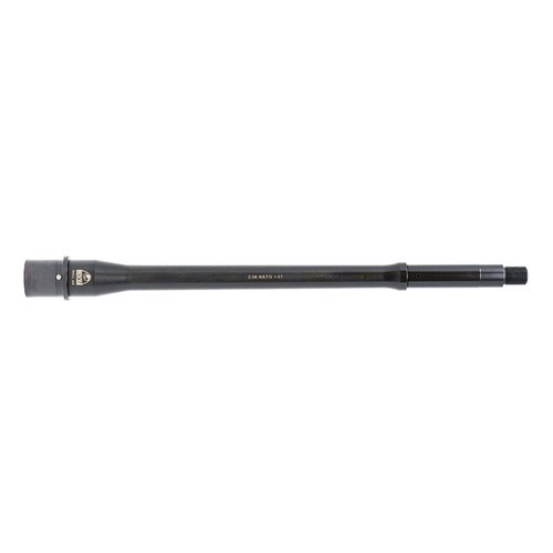 Die Faxon GUNNER 5.56x45 NATO Läufe bieten ein leichtes, vielseitiges Design mit überlegener Genauigkeit, hergestellt aus 4150 CMV Stahl und nitriert.
