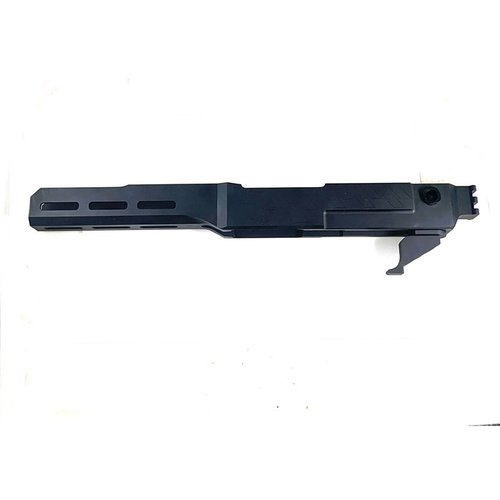 Die HALL CHASSIS für Ruger® 10/22 aus Flugzeug-Aluminium bietet M-LOK Slots für Zubehör und MIL-STD-1913 Slots für deinen Lieblings-Faltschaft oder Brace.