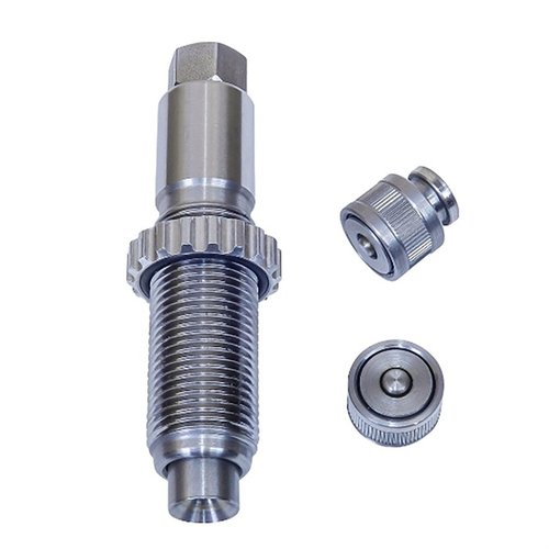 Mit dem Lee Ram Swage Kit swagst du mühelos kleine und große Primer-Pockets ohne Shell-Halterwechsel, ideal für Militär- und Polizeigeschosse.