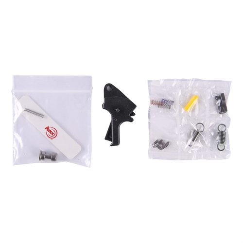 Mit dem Apex Flat Face Forward Set Trigger Kit für S&W M&P M2.0 erhältst du einen anpassbaren Abzug mit kürzerem Weg, sanftem Druck und verbesserter Sicherheit.