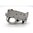 Einzelstufige Abzugseinheit für RUGER10/22, silber/schwarz, verlängert