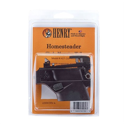 Mit dem H027 HOMESTEADER 9MM MAGAZINE WELL ADAPTOR kannst du deine Henry H027 anpassen, um beliebte Pistolenmags anderer Hersteller zu verwenden.