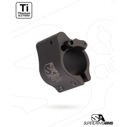 Der Superlative Arms AR-15 Clamp On Adjustable Gas Block ermöglicht eine saubere und kühlere Funktion, reduziert Rückstoß und hat eine sichere, kontaminationsfreie Einstellung.