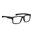 RIDER Eyewear, schwarze Fassung mit klarem Glas