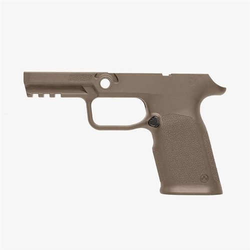 Der EHG SG9 Grip Rahmen für die SIG Sauer P320 bietet ergonomisches Design, flared magazine well, Picatinny Rail und eine reversible Magpul Magazine Release.