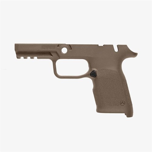 Der EHG SG9 Griffrahmen für die SIG P320 bietet ergonomisches Design, integrierten Magazinwellenauswurf, Picatinny-Schiene und ist für Links- und Rechtshänder geeignet.