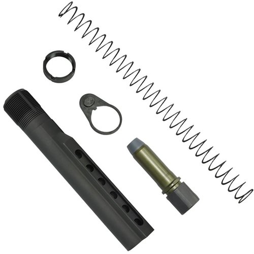 Das K-SPEC AR-15 Heavy Buffer Tube Kit bietet innovative Technologie zur Rückstoßminderung, stabilisiert den Lauf und sorgt für einen reibungslosen Schussablauf.