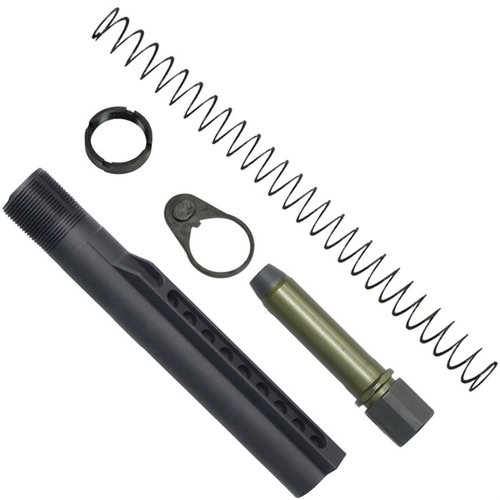 Mit dem K-SPEC AR-15 A5-LENGTH HEAVY BUFFER TUBE KIT erhältst du eine innovative Lösung zur Rückstoßminderung, die Bolt Bounce eliminiert und den Rückstoß glättet.