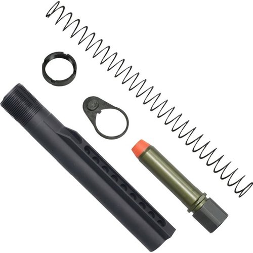 Das K-SPEC AR-15 A5-LENGTH Heavy Buffer Tube Kit bietet eine innovative Recoil-Absorption, minimiert Mündungserhebung und sorgt für geschmeidigen Rückstoß.