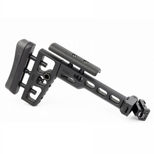 Der S.A.S. Tactical Folding Stock mit Picatinny Adapter bietet dir eine kompakte und flexible Lösung für deine Waffe, ideal für schnelle Anpassungen und verbesserten Komfort.