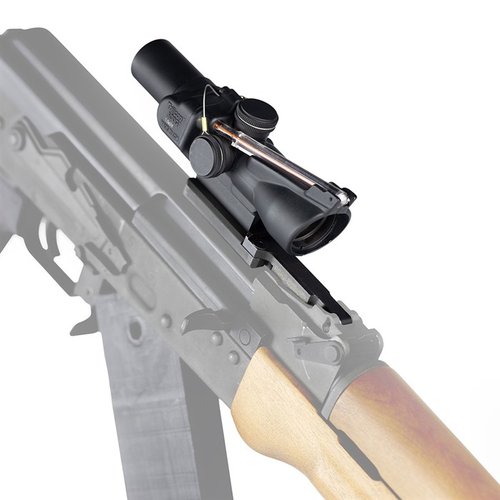 Der RSR2 Mount für Trijicon ACOG ermöglicht eine ultra-niedrige Montage für Aimpoint® Micro™ T1/T2 und Acro™. Robuste Stahlkonstruktion, nur 0,23oz.