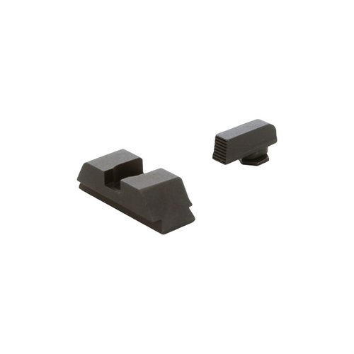 Die RANGE SERRATED SIGHT SET von AMERIGLO bietet robuste, präzise Visierungen für Glock® Gen 1-4 und Gen 5, ideal für schnelles Zielen und Genauigkeit.