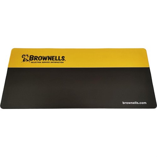 Die Brownells Non-Slip Benchmat schützt deine Werkbank und die Oberflächen deiner Waffen, bleibt rutschfest und hat eine langlebige, genähte Kante.