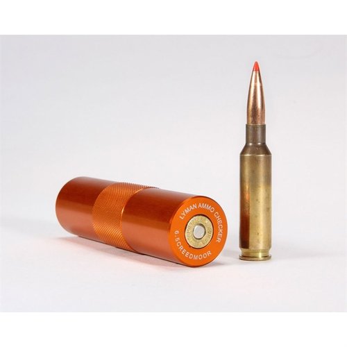 Der Lyman Pro Ammo Checker aus korrosionsbeständigem Edelstahl gewährleistet präzise Passform für 6.5 Creedmoor und sorgt für reibungsloses Laden deiner Munition.