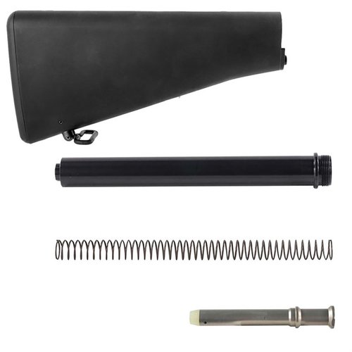 Hol dir die M16A1 Retro Buttstock & Buffer Tube Assembly für dein AR-15! Perfekte Nachbildung, passend für viele Modelle und in verschiedenen Farben erhältlich.