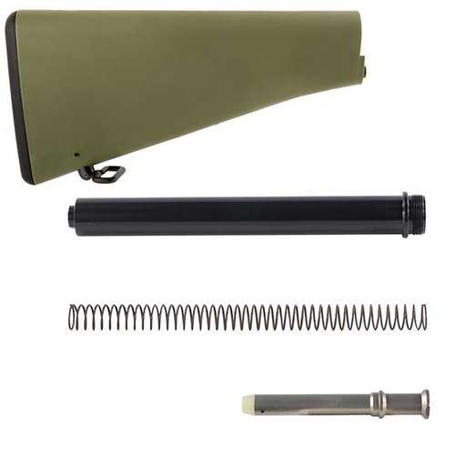 Hol dir das M16A1 Retro Buttstock & Buffer Tube Assembly für dein AR-15! Perfekte Nachbildung, passt zu vielen Modellen und in verschiedenen Farben erhältlich.