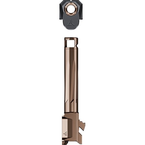 Das AFTERBURNER™ + RAMJET™ Kombi bietet dir unerreichte Rückstoßreduzierung und Präzision, einfach zu installieren und zu reinigen für deine Glock™ G19™.