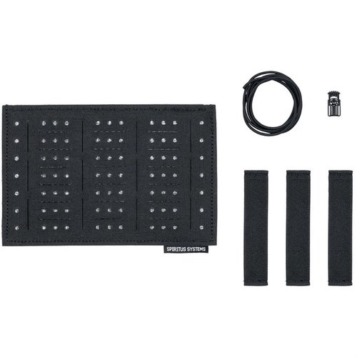 Der Spiritus Systems Configurable Med Tray Mk2 ermöglicht dir eine individuelle Organisation kleiner Utensilien in deinem Pouch, mit verstellbaren elastischen Bändern und MOLLE-Montage.