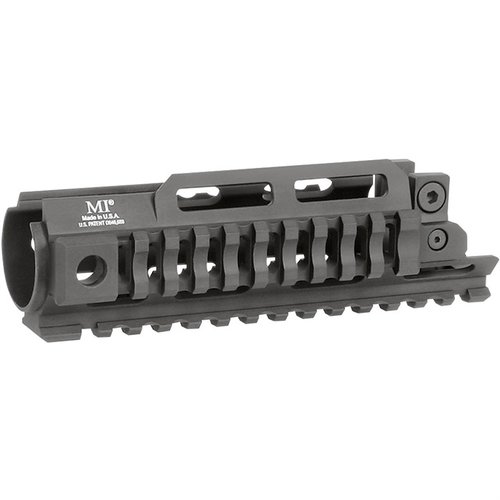 Der MP5-TRI-RAIL Handguard bietet eine leichte, langlebige Konstruktion aus 6061 Aluminium, einfache Montage, Tri-Rail für Zubehör und zwei QD Sling Swivel Sockets.