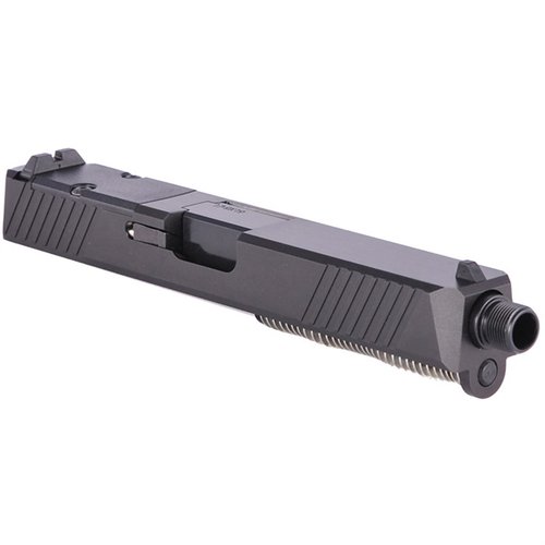 Upgrade deine Glock® 17 Gen3 mit einer kompletten RMR Slide Assembly, die mit einem hochwertigen Lauf, Reflex-Sichtmontage und portiertem Lauf erhältlich ist.