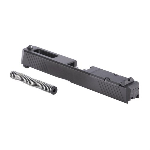 Vollständig montierte Slide Assembly für die Glock® 43, wahlweise mit Standard-, threaded oder ported Barrel, ideal für Upgrades und neue Builds.