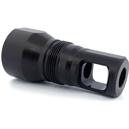 Der BLYAT Muzzle Brake bietet eine perfekte Passform für 24 und 26mm Gewinde, ist mit Atlas-Adaptern kompatibel und sorgt für eine verbesserte Ausrichtung.