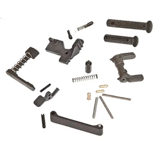 Vervollständige deinen Build mit dem LMT .308 Lower Parts Kit, das aus 100% amerikanischen Teilen besteht und für höchste Zuverlässigkeit sorgt.