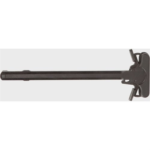 Der AMBIDEXTROUS 5.56MM CHARGING HANDLE von LMT DEFENSE verbessert die Ergonomie und Handhabung deiner Waffe mit einem verbesserten Tactical Latch und Dead Stop Latches.