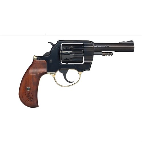 Der BIG BOY 22 Long Rifle Revolver kombiniert klassischen Stil mit moderner Technik, 10 Schuss, 4" Lauf und American Walnut Griff – perfekt für Sammler und Zielschießen.