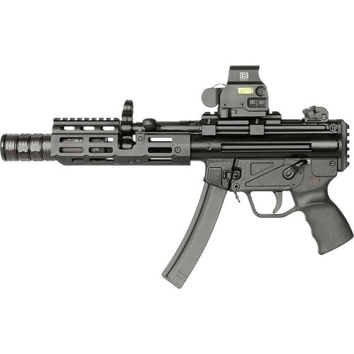 Der SUPPRESSOR M-LOK® Handguard für HK MP5 ist leicht, einfach zu installieren und aus langlebigem 6061 Aluminium gefertigt – perfekt für Suppressor-Nutzung!