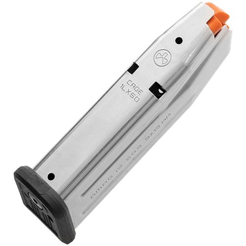 Der AMAG 15 SG9 für die SIG P320 Compact bietet eine robuste Edelstahlkonstruktion, einen kontrollierten Follower und einfache Wartung für zuverlässige Leistung.