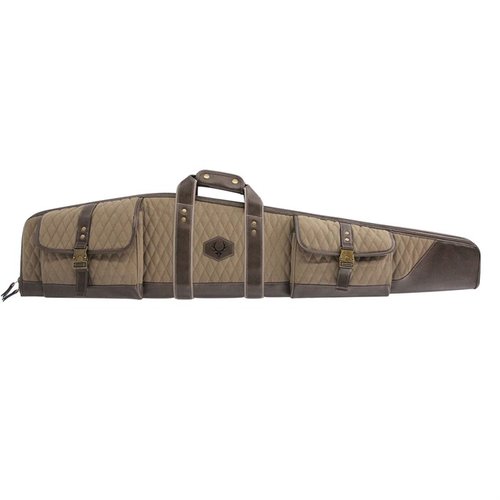 Der PRESIDENT SERIES RIFLE CASE schützt dein Gewehr mit hochwertigem, gepolstertem Design, antiken Messingdetails und Platz für Zubehör.