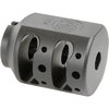 Der ALPHA TANK BRAKE reduziert den Mündungshub dank seines Dual Chamber Designs, ist aus 416 Edelstahl gefertigt und bietet eine lebenslange Garantie.