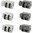 ALPHA TANK BRAKE – schwarznitriert – M14X1LH