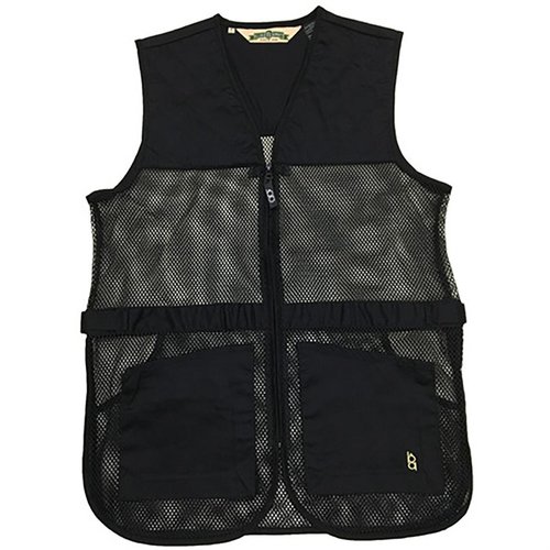 Die BOB ALLEN FULL MESH DUAL PAD SHOOTING VEST bietet leichtes Mesh für optimale Belüftung, verstellbare Seiten, und Taschen für Schrot und Zubehör.