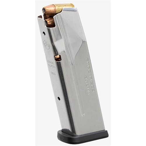 Das MAGPUL AMAG SG9 ist ein 17-Schuss 9mm Magazin für die SIG P365, aus korrosionsbeständigem Edelstahl mit herausnehmbarer Bodenplatte und Sichtfenstern.