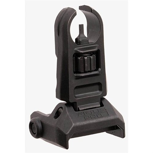 Die MBUS Pro Hooded Front Sight für AR-15 bietet eine robuste Stahlkonstruktion, schnelle Zielerfassung und werkzeuglose Höhenverstellung für maximale Präzision.