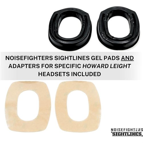Die SIGHTLINES Gel Ear Pad Adapterplatten bieten Komfort für Brillenträger, hervorragende Geräuschisolierung und sind mit vielen Headsets kompatibel.