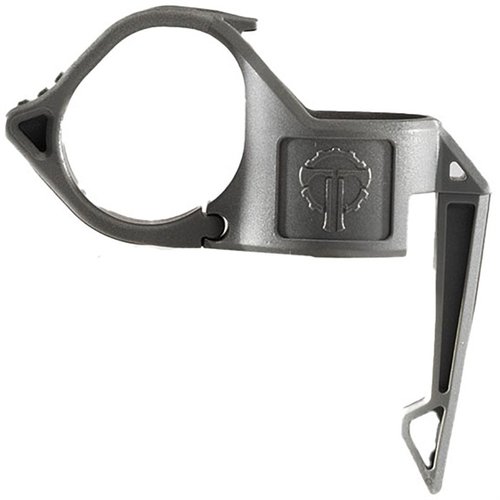 Der SwitchBack DF bietet eine ergonomische Fingerhalterung und einen robusten Clip für SureFire Taschenlampen, ideal für schnelle Einsätze und bessere Handhabung.