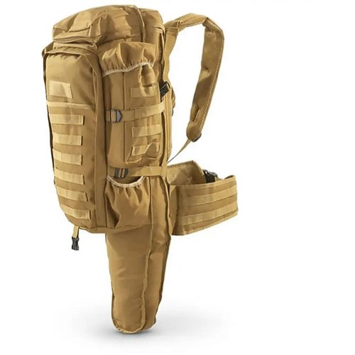 Der TACTICAL ASSAULT BAG mit Rifle Holder bietet Platz für deine Ausrüstung, ist bequem zu tragen und hat ein gepolstertes Fach für dein Gewehr.